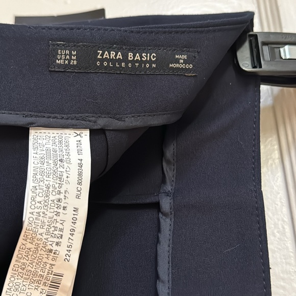 ZARA Basic Black Tie Front Straight Pencil Skirt New NWT Sexy Classic Career M - Picture 14 of 17